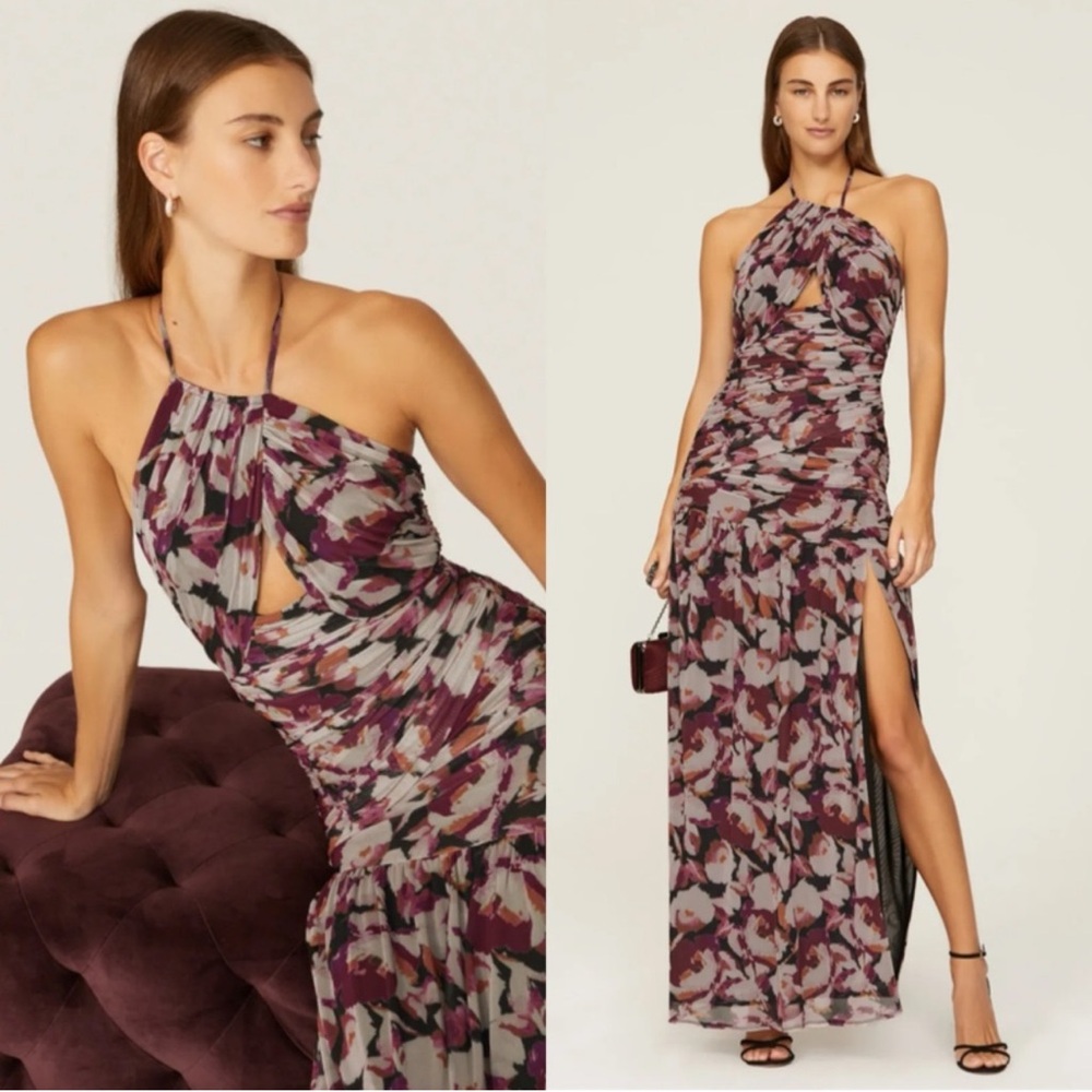 Nicholas Micaela Halter Neck Gown Maxi Dress in Size US 12